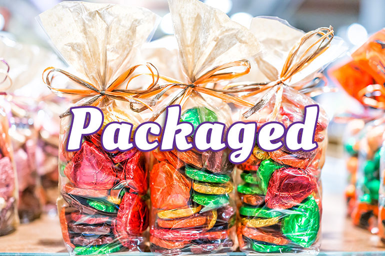 Candy and Corn Packaged